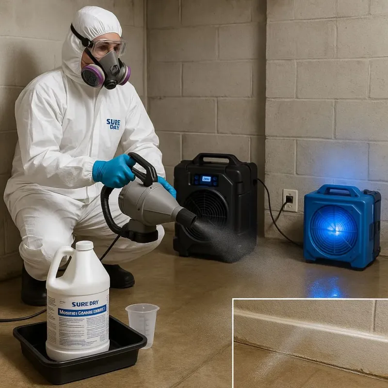 Sanitization and Odor Removal process in Brooklawn, NJ